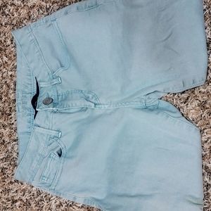 Vanity mint green slim jeans